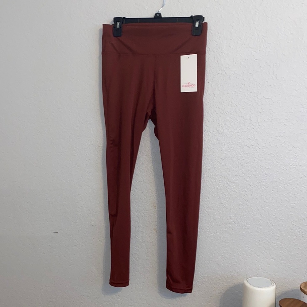 Rustic Clay Leggings Park Highwaisted Leggings. Size S/M.